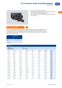 Thumbnail of document Ex product overview ex e enclosure made of moulded material 8146 en gb rstahl 20181